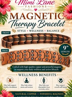 Copper Magnetic Therapy Bracelet